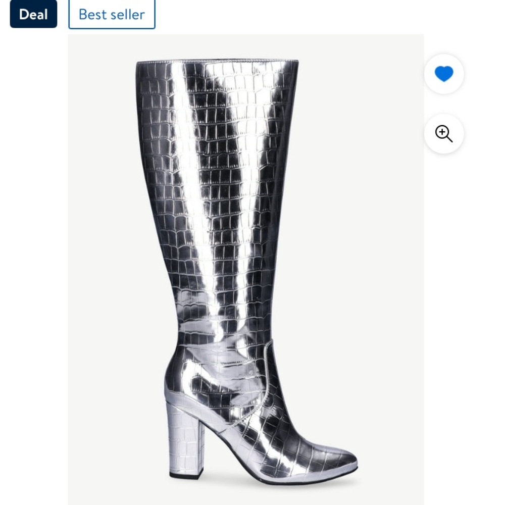 Scoop Metallic over the knee boots - Picture 3 of 3